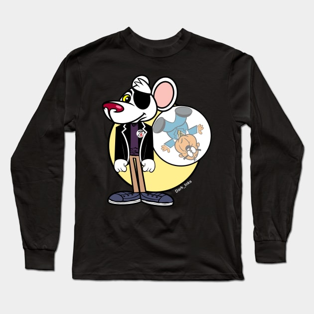 Danger Mouse Long Sleeve T-Shirt by Dark_Inks